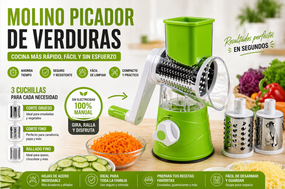 Molino Picador De Verduras