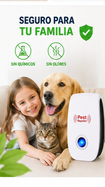 Repelente Ultrasonico De Plaga X3