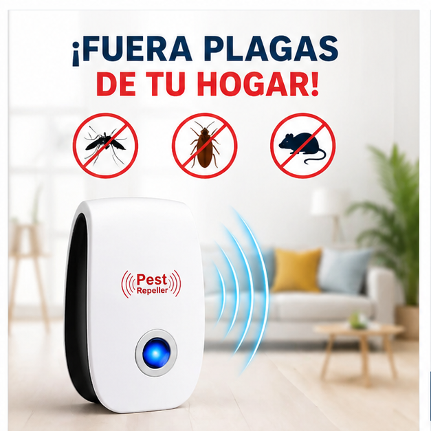 Repelente Ultrasonico De Plaga X3